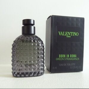 Valentino Uomo Born in Roma Green Stravaganza EDT 4ml Mini Spray New in Box